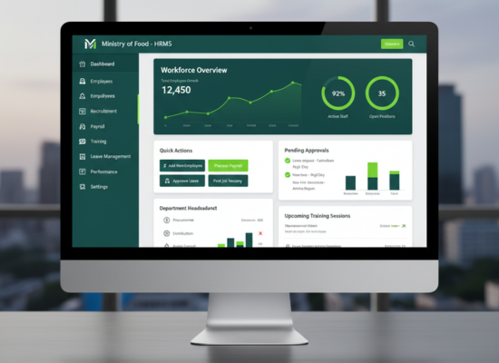 Human Resources Management Solution (HRMS) for Ministry of Food